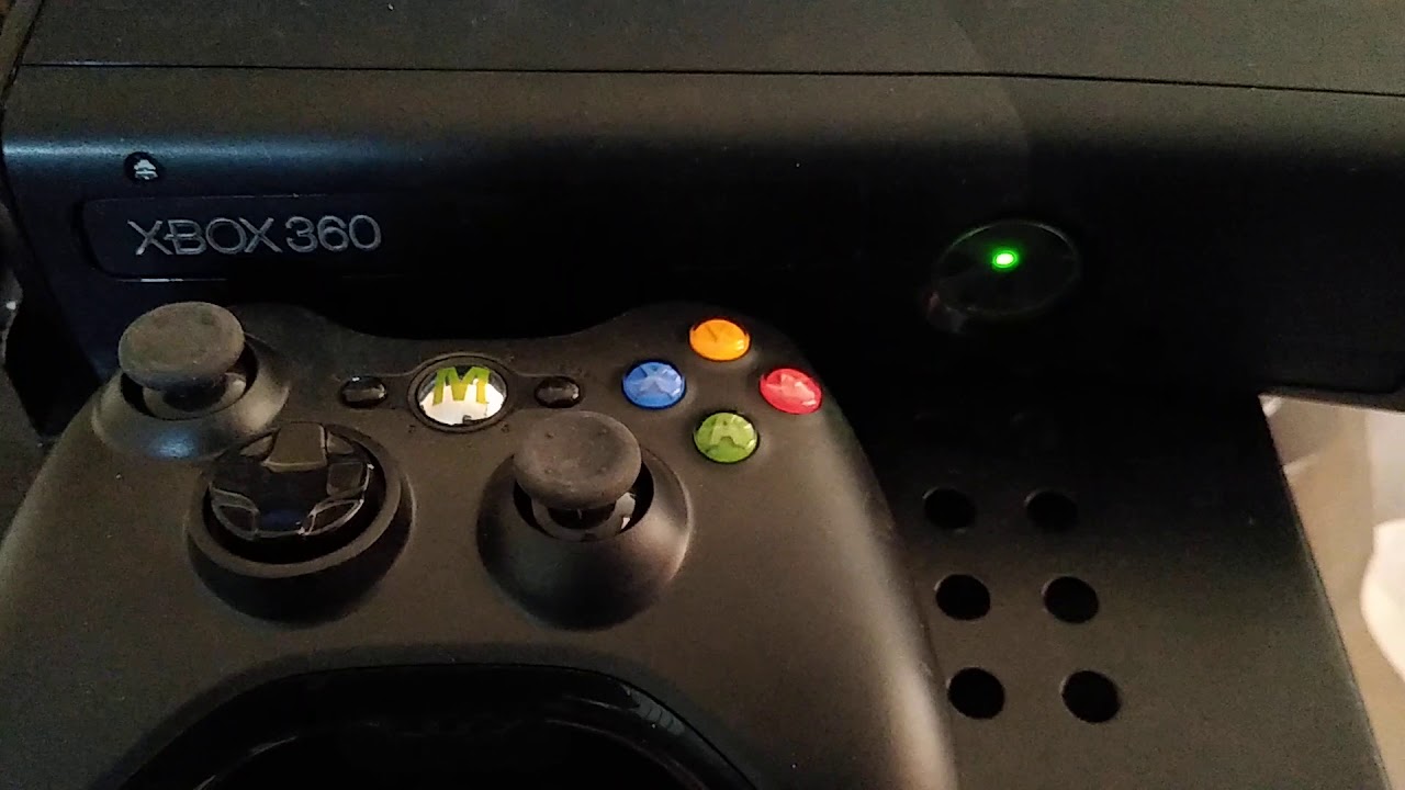 como vincular un control ala consola Xbox 360 - YouTube