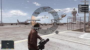 GTA 5 - Military Base Rampage + Ten Star Escape