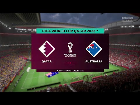 FIFA 23 | Qatar vs Australia - FIFA World Cup Qatar 2022 | Gameplay