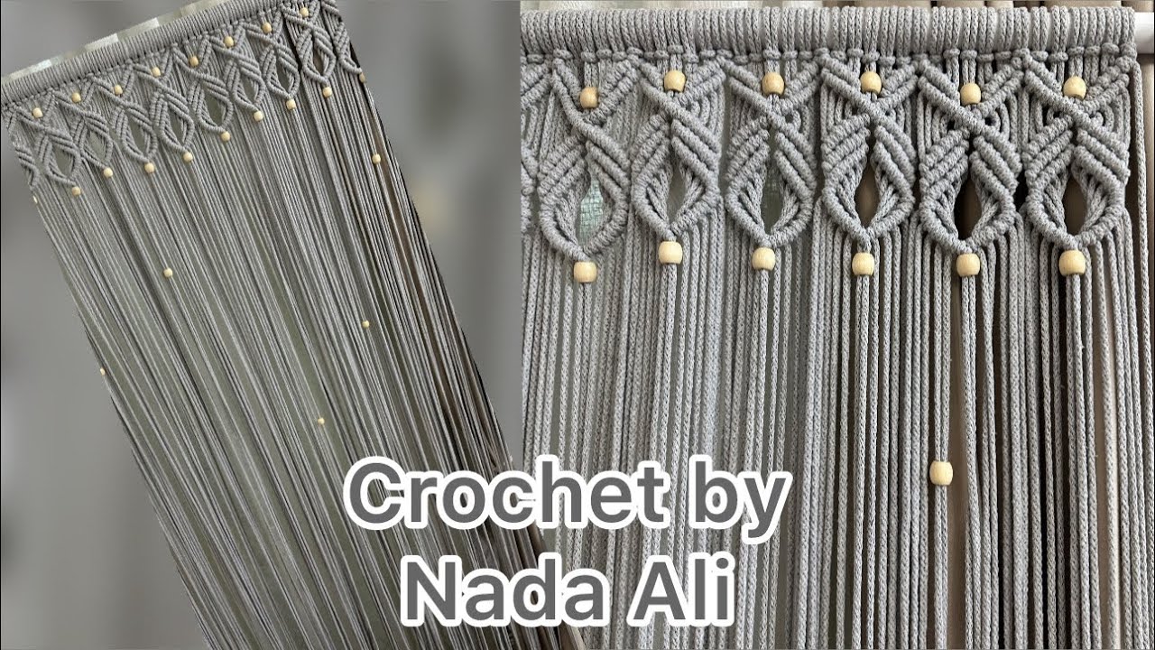 ستارة مكرمية سهلة وبسيطة للمبتدئين 