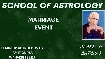 KP ASTROLOGY CLASS-11 BATCH3