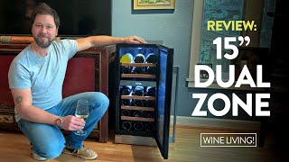 Great wine fridge under $550: Calefort 15” dual zone wine fridge