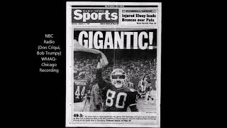 January 4, 1987-NFC Divisional Playoff (49ers vs. Giants) (NBC Radio)