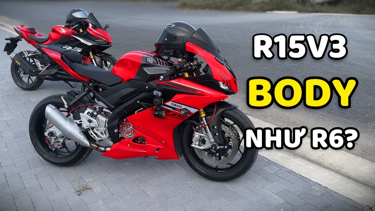 R153 Rly Review SIÊU PHẨM YAMAHA R15V3 Độ Gần Full BODY R6 Cùng CBR S150 RR ...
