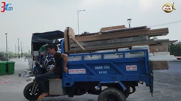XE BA GÁC VẬN CHUYỂN HÀNG NỘI THẤT VÀO HẦM B BLOCK V2 + S2 ĐỂ CHUẨN BỊ THI CÔNG XONG VÀO Ở Q7 SAIGON