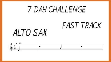 Learn to Improvise - 7 Day challenge - Alto Sax - Fast Track