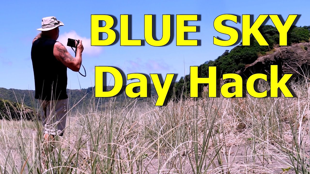 КАК СФОТОГРАФИРОВАТЬ СКУЧНЫЙ ДЕНЬ С ГОЛУБЫМ НЕБОМ