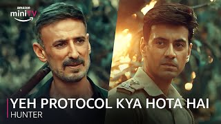 Yeh Protocol Kya Hota Hai? ft. Rahul Dev & Karanvir Sharma | Hunter | Amazon miniTV