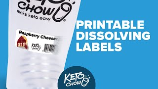 Making Dissolvable Flavor Labels for Keto Chow by Keto Chow 588 views 9 months ago 4 minutes, 38 seconds