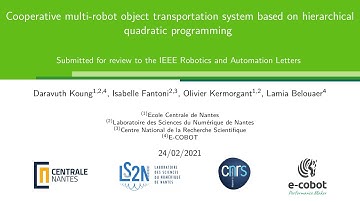 Cooperative multi-robot object transportation system based on hierarchical quadratic programming