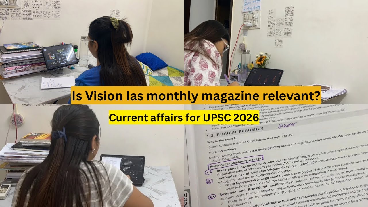 How to Cover Current Affairs for UPSC Prelims 2026?? | Study vlog ...