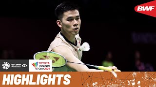 Kunlavut Vitidsarn and Leong Jun Hao put on a show in Round of 16