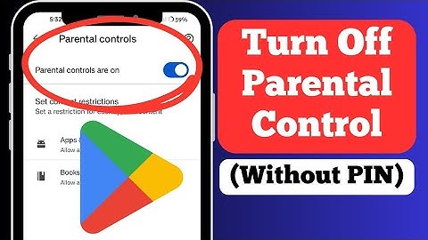 How to Remove Parental Control on Google Account  Without PIN(2025)