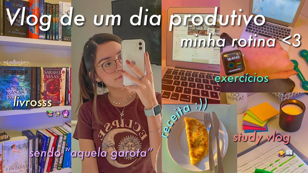 VLOG de um dia produtivo + minha rotina| sendo 