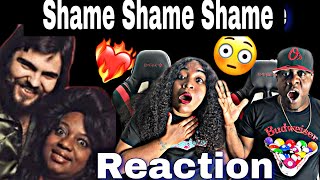 OMG HIS VOICE SHOCKED US!!! SHIRLEY AND COMPANY - SHAME SHAME SHAME (REACTION)