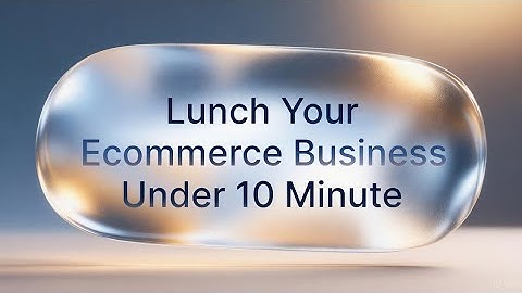 Launch your Ecommerce Business under 10 Minutes with Shoopy 🥳🚀