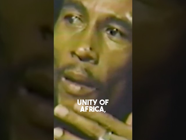“Well [what] I feel ahead for I and I is the unity of Africa.” #bobmarley