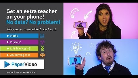Turn your phone into an extra teacher for Gr 8-12 exams!