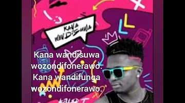 killer t Kanawandisuwa official lyric video by simple doings