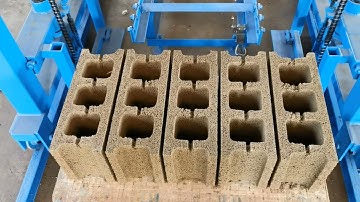 Philippines Concrete Hollow Cement Block Machine QTJ4-25D Automatic Brick Machinery 4 5 6inch Block