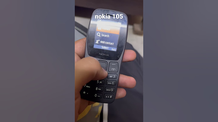 speed dial in nokia 105