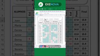 🔢 Calcular Promedios en control de Notas con Excel 365 📊 #excel #exceltips #aprendeexcel #trend
