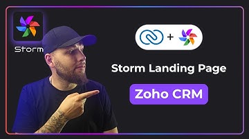 Storm Landing Page & Zoho CRM Tutorial