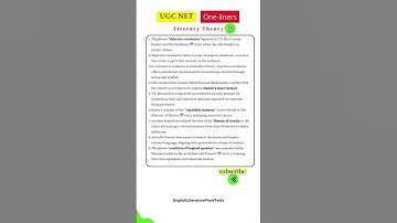 Net one liners Literary Theory 6 #ugcnetenglish #ugcnetenglishliterature #ugcnet