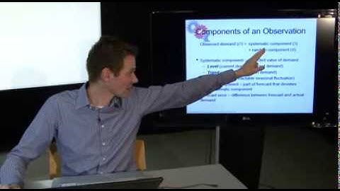 Chapter 7: Demand forecasting in a Supply Chain - The role of forecasting