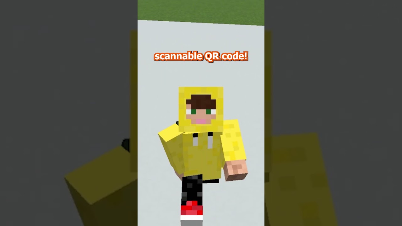 can i build a RANDOM scannable qr code in minecraft???  #minecraft