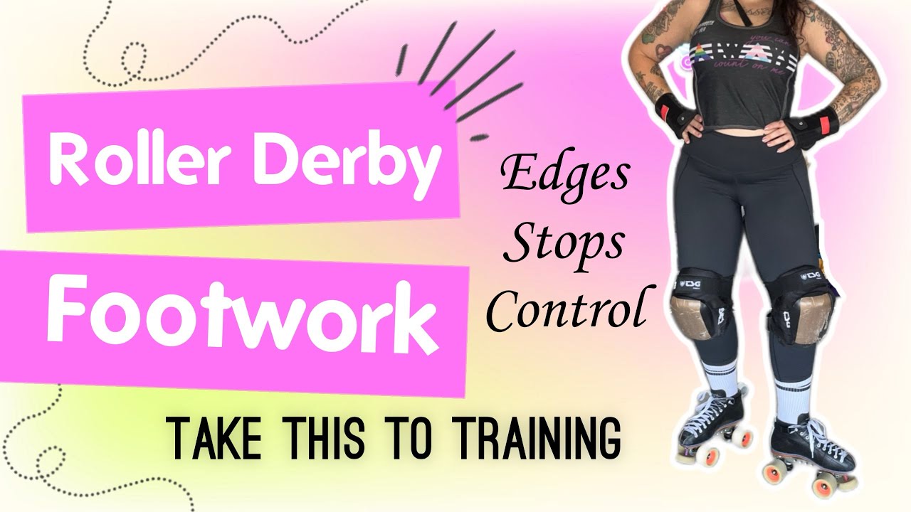 Fancy Footwork | Roller Derby Drills - YouTube