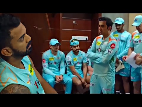 KL Rahul crying and Gautam Gambhir Got Angry Give This Heart Winning Speech after GT vs LSG Match