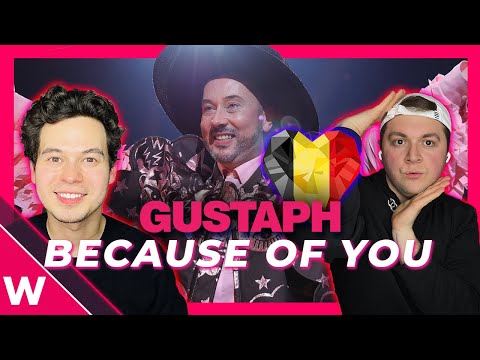 Gustaph "Because of You" Reaction | ?? Belgium Eurovision 2023