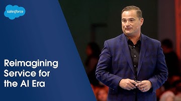 Service Keynote: Reimagine Service for the AI Era | Dreamforce | Salesforce