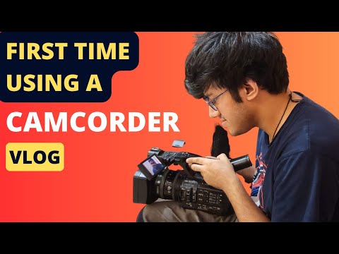 First time using a Camcorder - Vlog