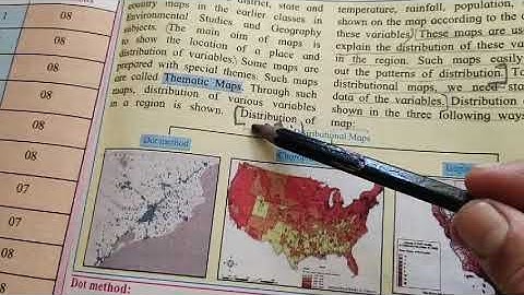 Geography (Distributional Maps) question answers class 9
