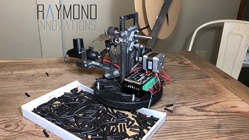DIY automated shrink wrap cutter.