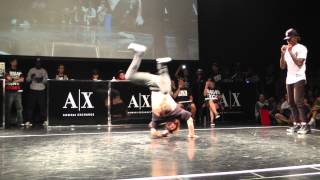 Gamblerz crew(BBOY Rush & BBOY Kill) vs TATA&STRIPES BREAKIN FINAL WDC WORLD FINAL 2013