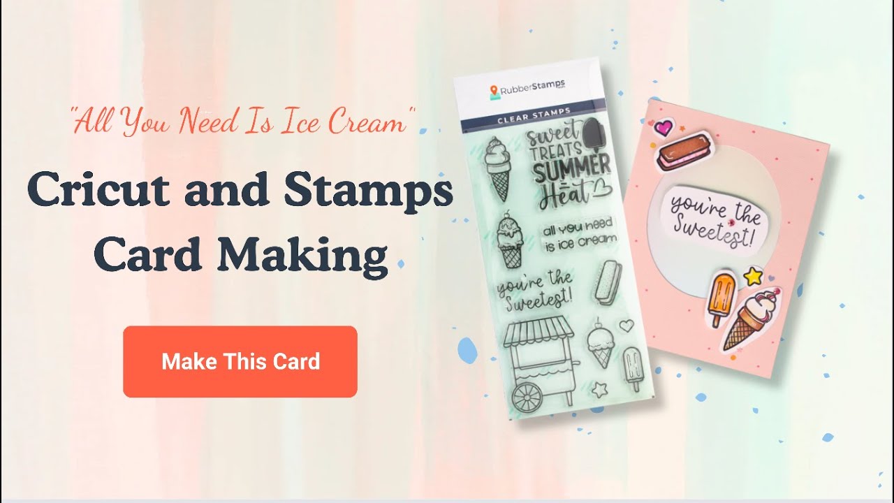 Cricut and Stamps Card Making Tutorial 