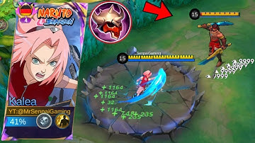 EXP LANE KALEA WITH CURSED HELMET ITEM IS BROKEN (EPIC COMBACK) - KALEA MLBB