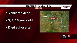 Three Children Killed In Roswell Fire