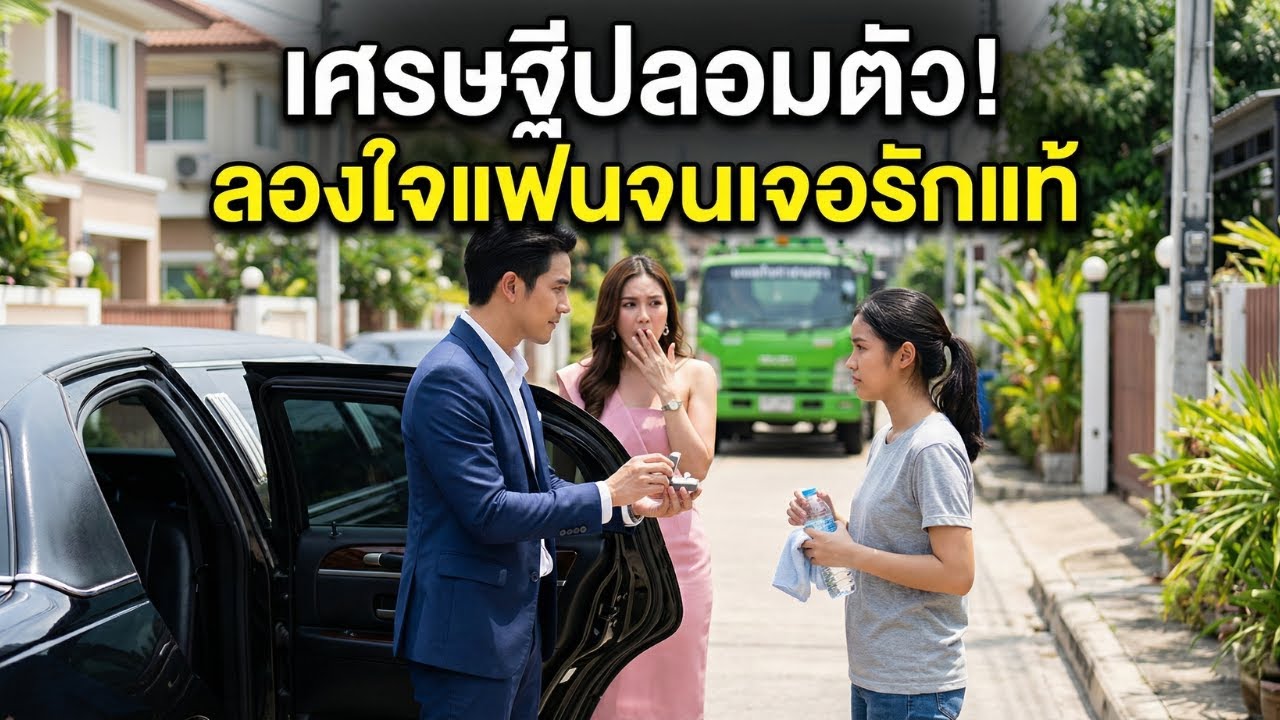 เศรษฐีปลอมเป็นคนเก็บขยะขอน้ำกิน โดนแฟนไล่ตะเพิด พอรถหรูมารับถึงกับเข่าทรุด!