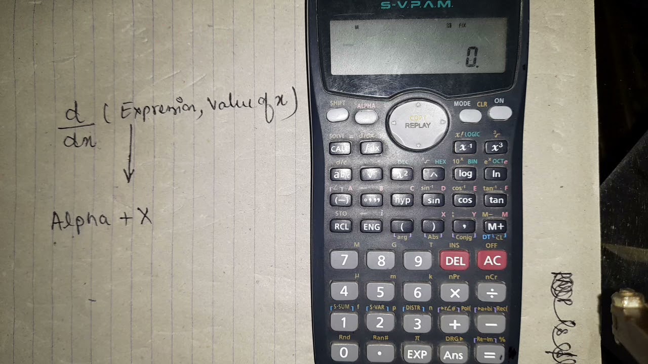 Differentiation Kaise Kare How To Scientific Calculator Tricks Fx Differentiation Kaise Kare How To Scientific Calculator Tricks Fx