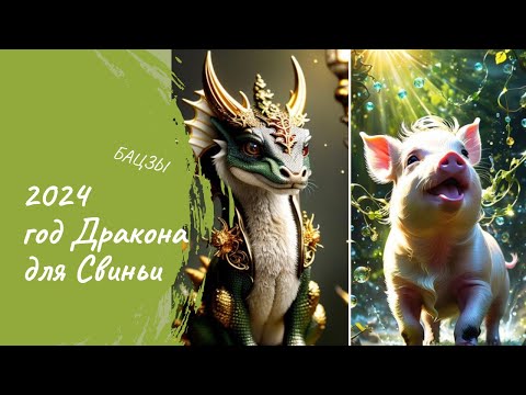 ГОД ДРАКОНА ДЛЯ РОЖДЁННЫХ В ГОД СВИНЬИ | БАЦЗЫ | 2024