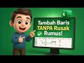 Cara Tambah Baris di Excel TANPA Rusak Rumus!