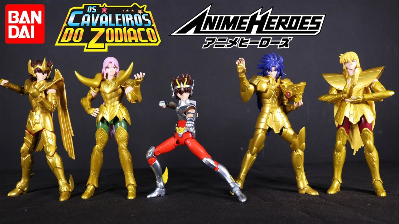 CAVALEIROS DO ZODÍACO Review Action Figures Coleção Anime Heroes da Bandai  / FUN Divirta-se 