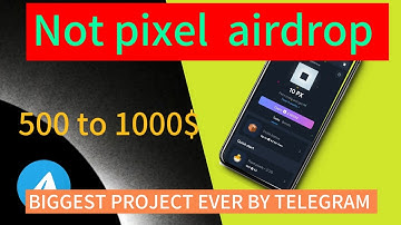 Notcoin airdrop | Not pixel | Notcoin community | Not pixel telegram project