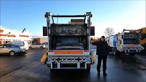 119 2011 Isuzu NTM K Midi 4 5m3 Refuse Truck with trade bin lift For Sale