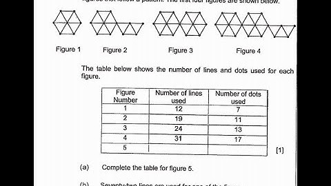 P6 2019 Catholic High SA1 Q17 - Pattern Problem | Lines Dots | PSLE Maths
