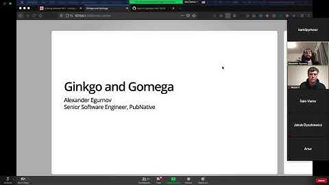[ Golang Poland #7 ] - Alexander Egurnov - Ginkgo & Gomega